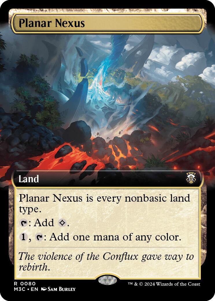 Planar Nexus Extended Art Ripple Foil