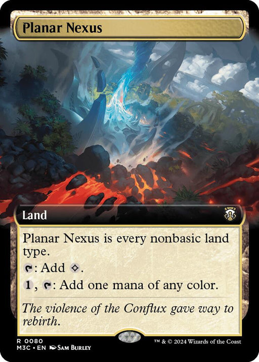 Planar Nexus Extended Art Ripple Foil
