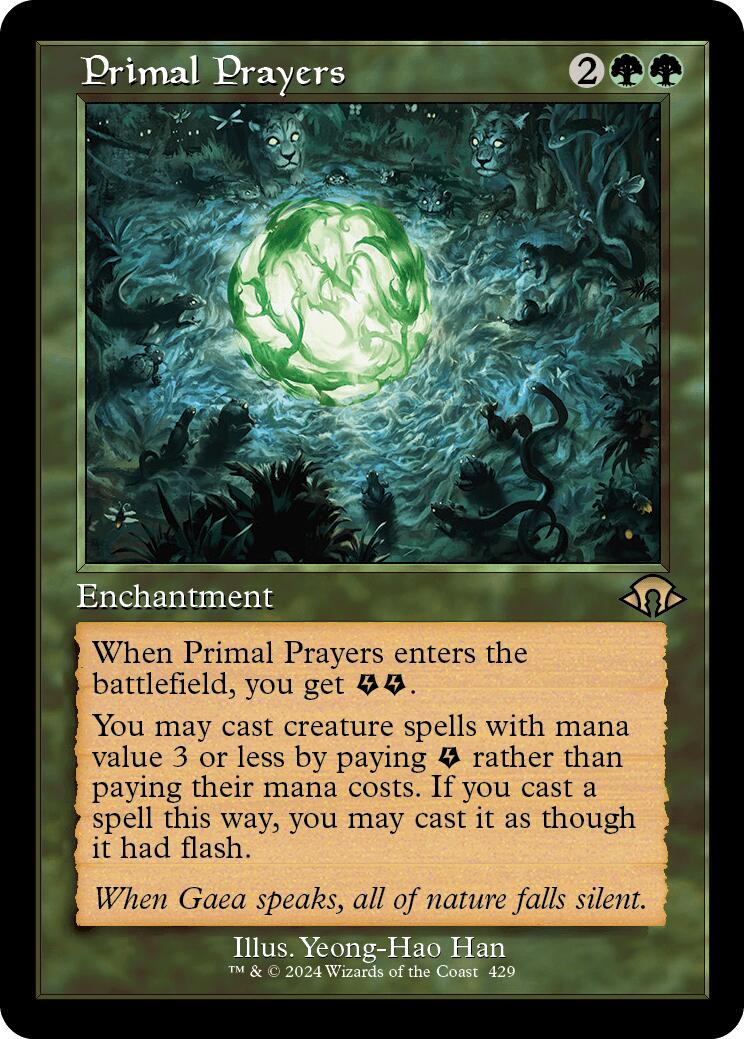 Primal Prayers Retro Frame