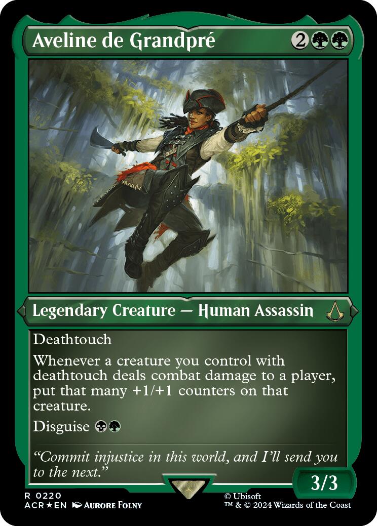 Aveline de Grandpre Foil Etched