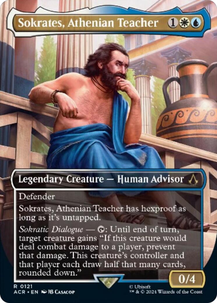 Sokrates Athenian Teacher Borderless