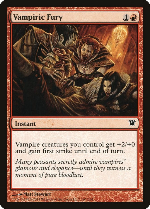 Vampiric Fury - Innistrad #167 Magic: The Gathering card