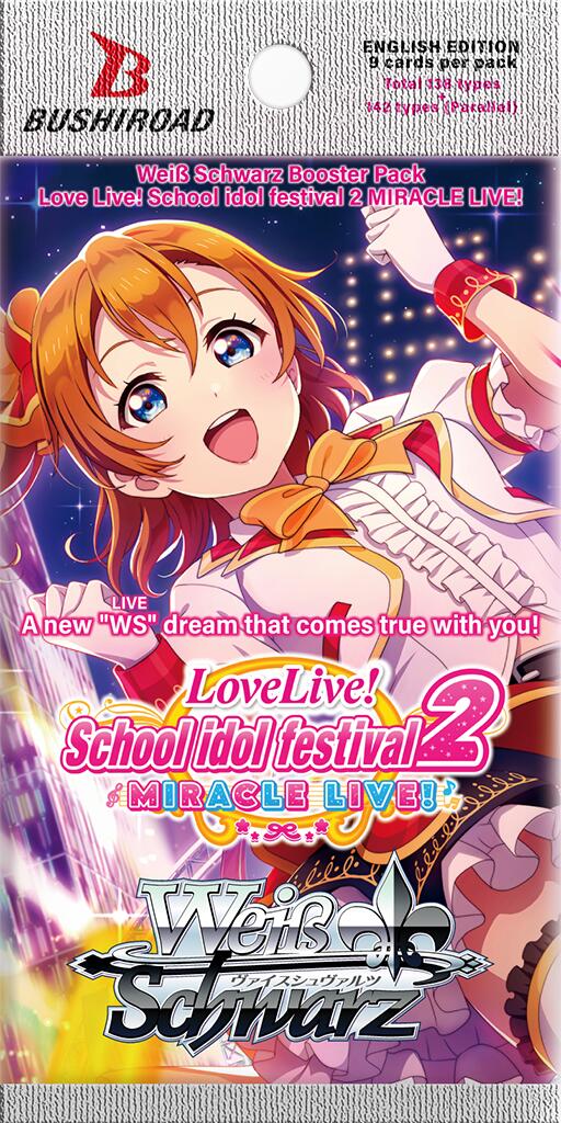 Love Live School idol festival 2 MIRACLE LIVE! Booster Pack