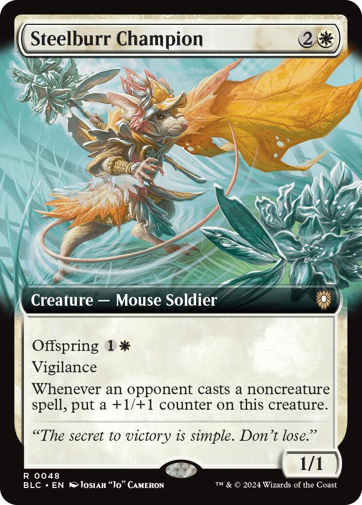 Steelburr Champion Extended Art