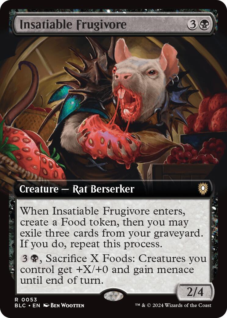 Insatiable Frugivore Extended Art
