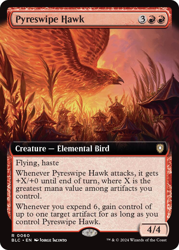 Pyreswipe Hawk Extended Art