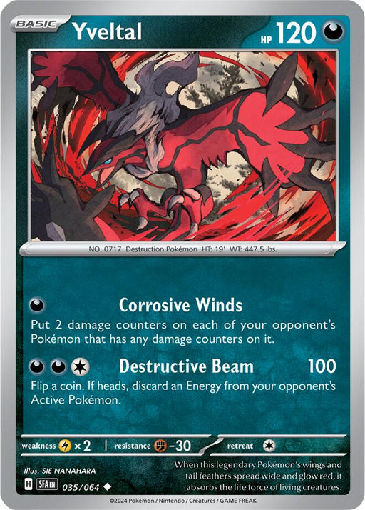Yveltal - SV: Shrouded Fable #035/064 Pokémon card