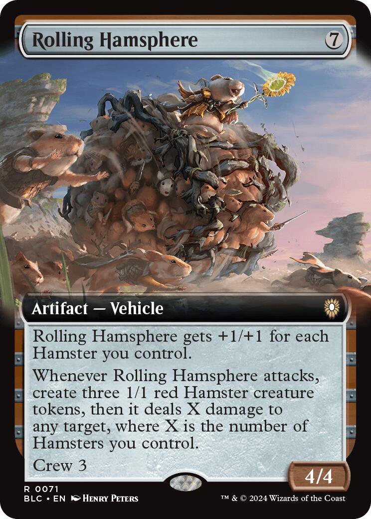 Rolling Hamsphere Extended Art