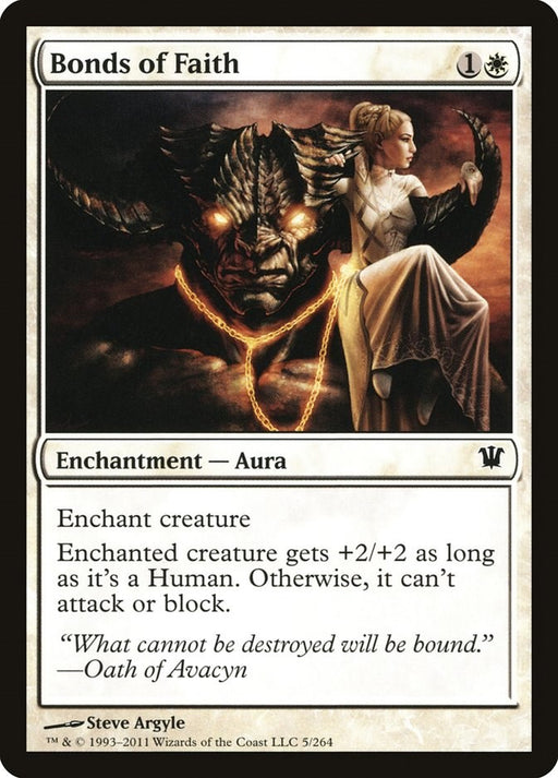 Bonds of Faith - Innistrad #5 Magic: The Gathering card