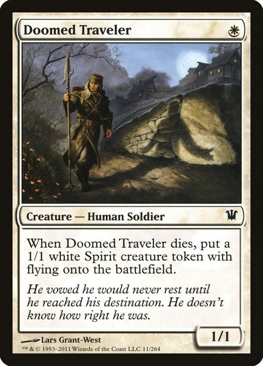 Doomed Traveler - Innistrad #11 Magic: The Gathering card