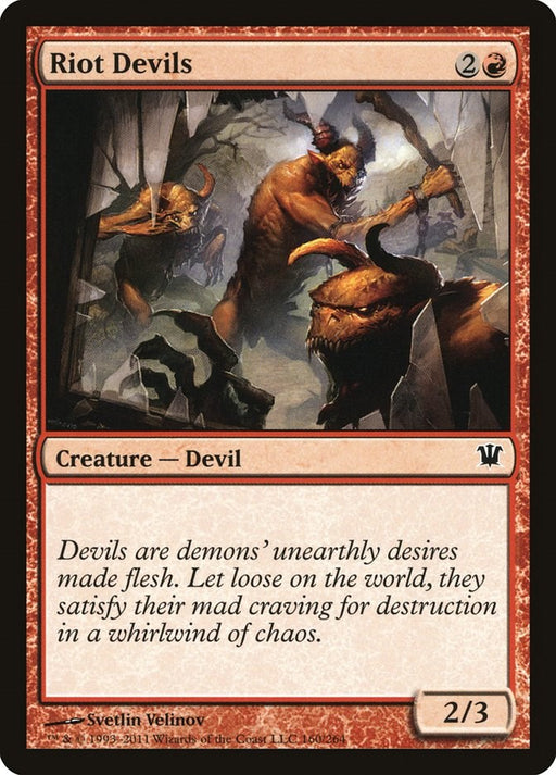 Riot Devils - Innistrad #160 Magic: The Gathering card