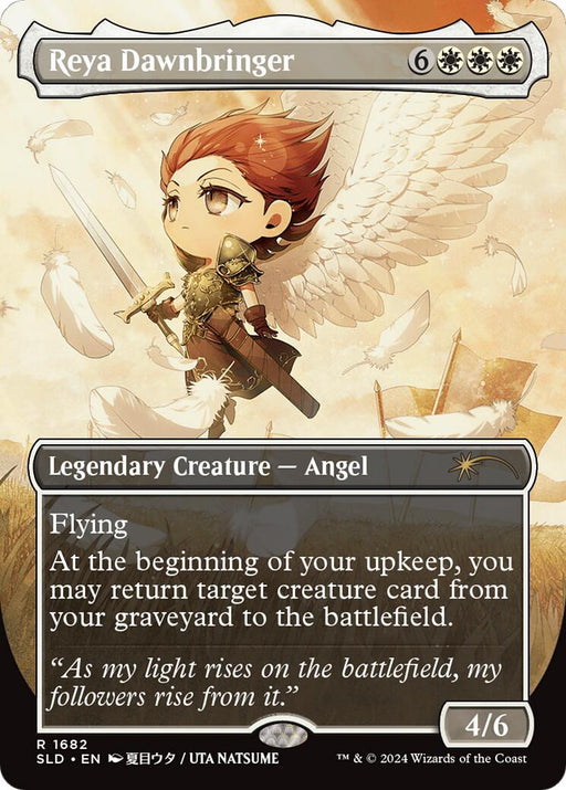 Reya Dawnbringer Rainbow Foil