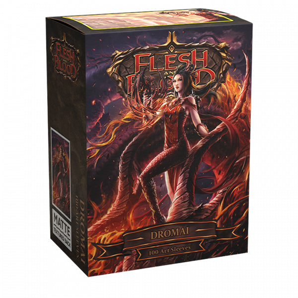 Dragon Shield Sleeves: Standard- Matte 'Flesh & Blood Uprising Dromai' Art, Limited Edition (100 ct.)