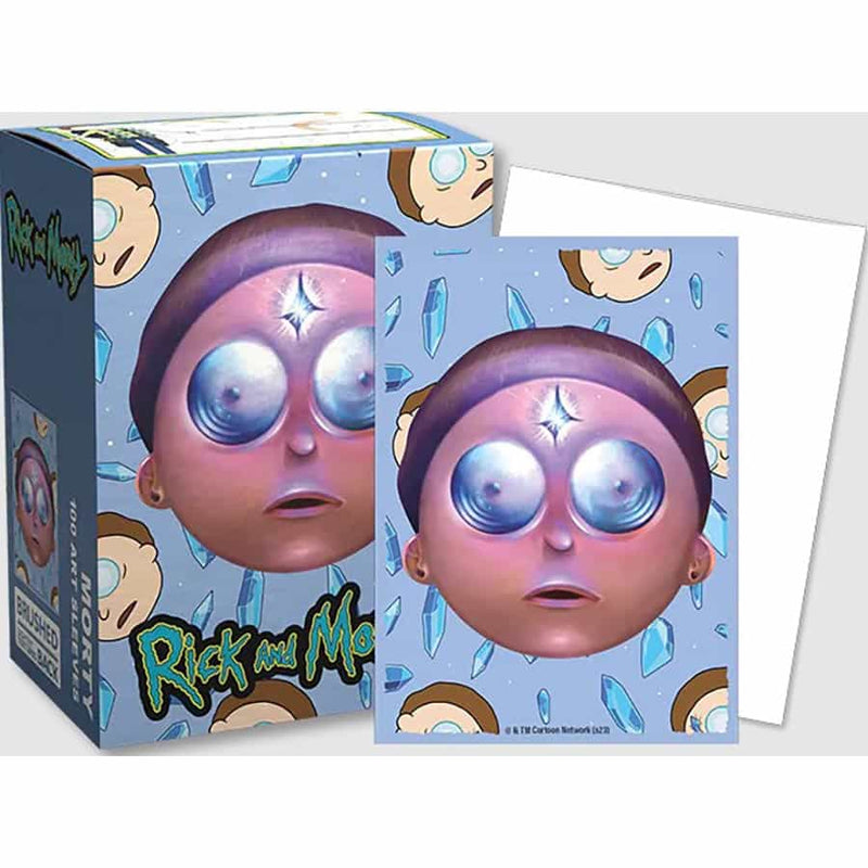 DRAGON SHIELD SLEEVES: BRUSHED ART: RICK AND MORTY: MORTY (100CT)