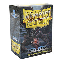 Dragon Shield Sleeves: Standard- Matte Black (100 ct.)