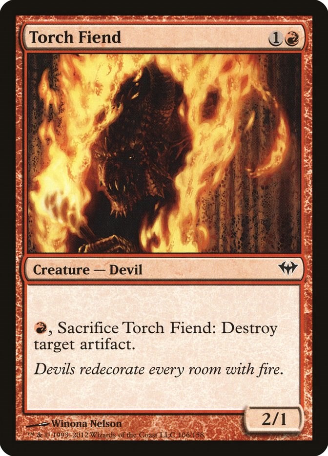 Torch Fiend - Dark Ascension #106 Magic: The Gathering card