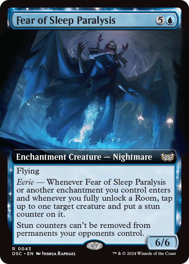 Fear of Sleep Paralysis Extended Art