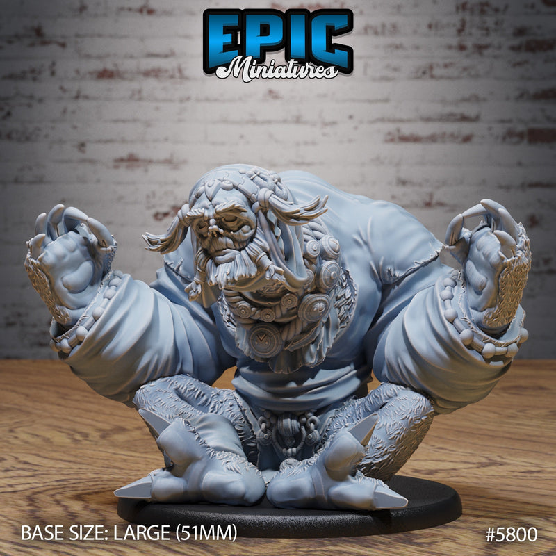 Giant Sloth Nomad – Frostland Wanderer Miniature