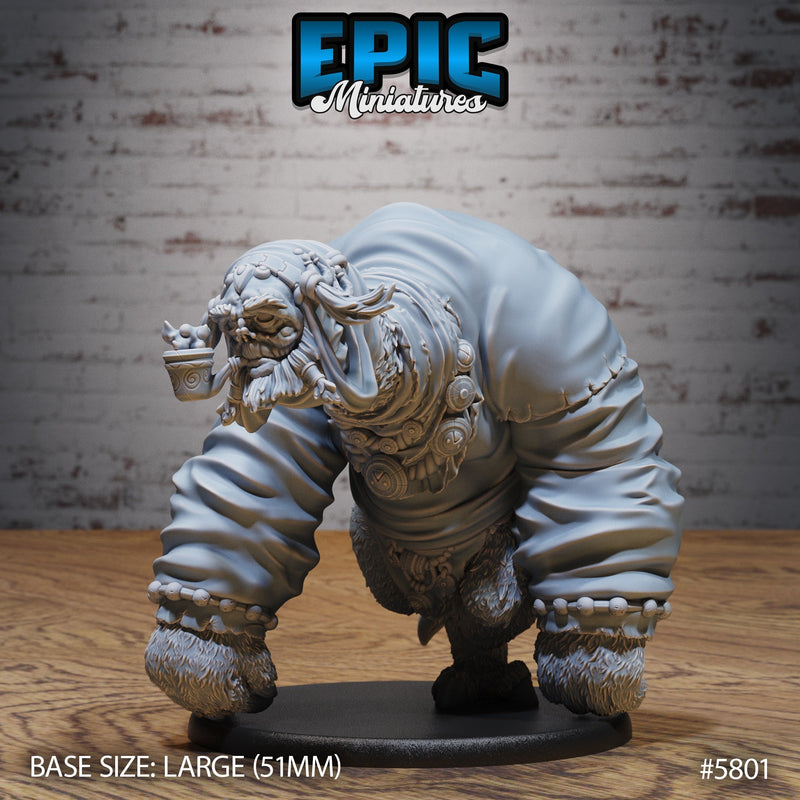 Giant Sloth Nomad – Frostland Wanderer Miniature