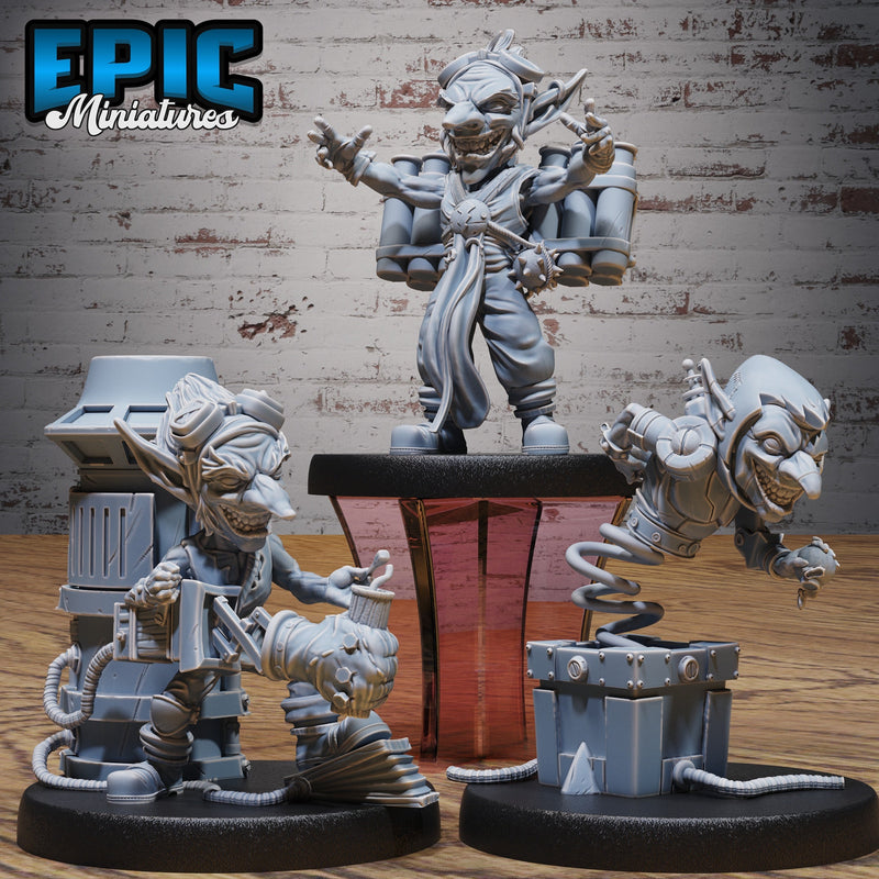 Goblin Tinkerer - Mad Inventor / Explosives Expert - Miniatures