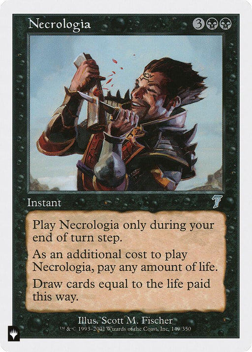 Necrologia - The List Reprints #149/350 Magic: The Gathering card
