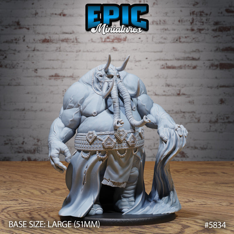 Elder Tusk – Large Loxodon Mind Flayer Miniatures