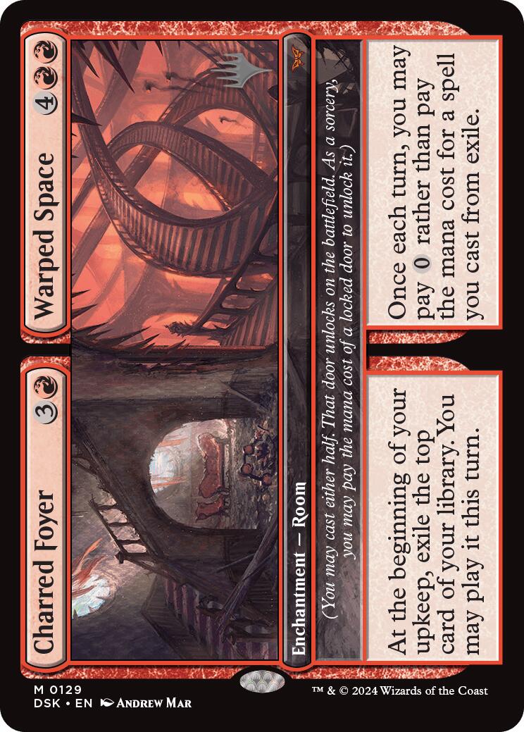 Charred Foyer Warped Space