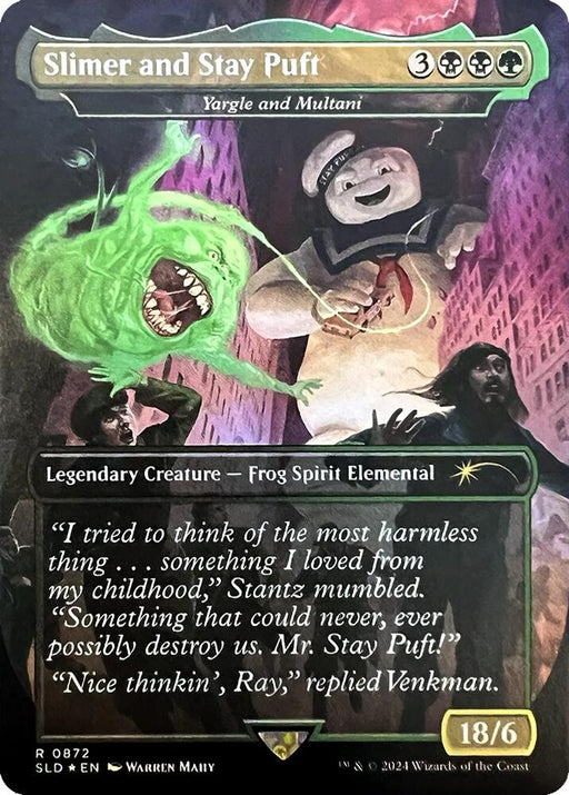 Slimer and Stay Puft Yargle and Multani