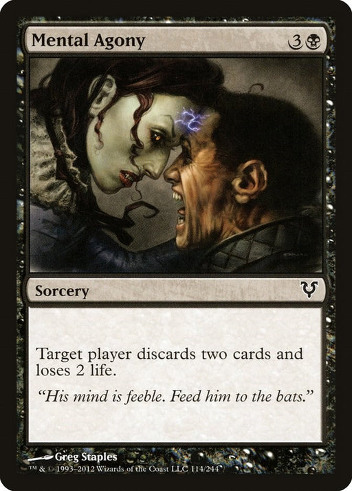 Mental Agony - Avacyn Restored #114 Magic: The Gathering card