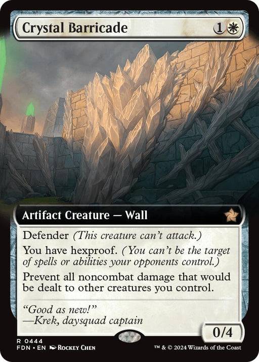 Crystal Barricade Extended Art
