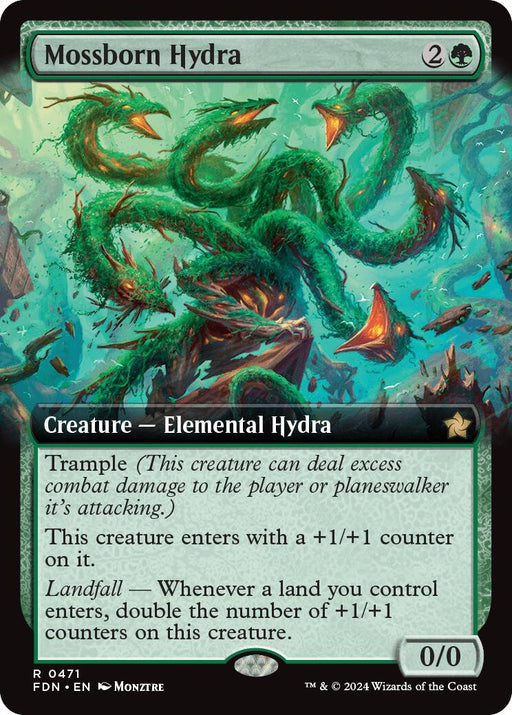 Mossborn Hydra Extended Art