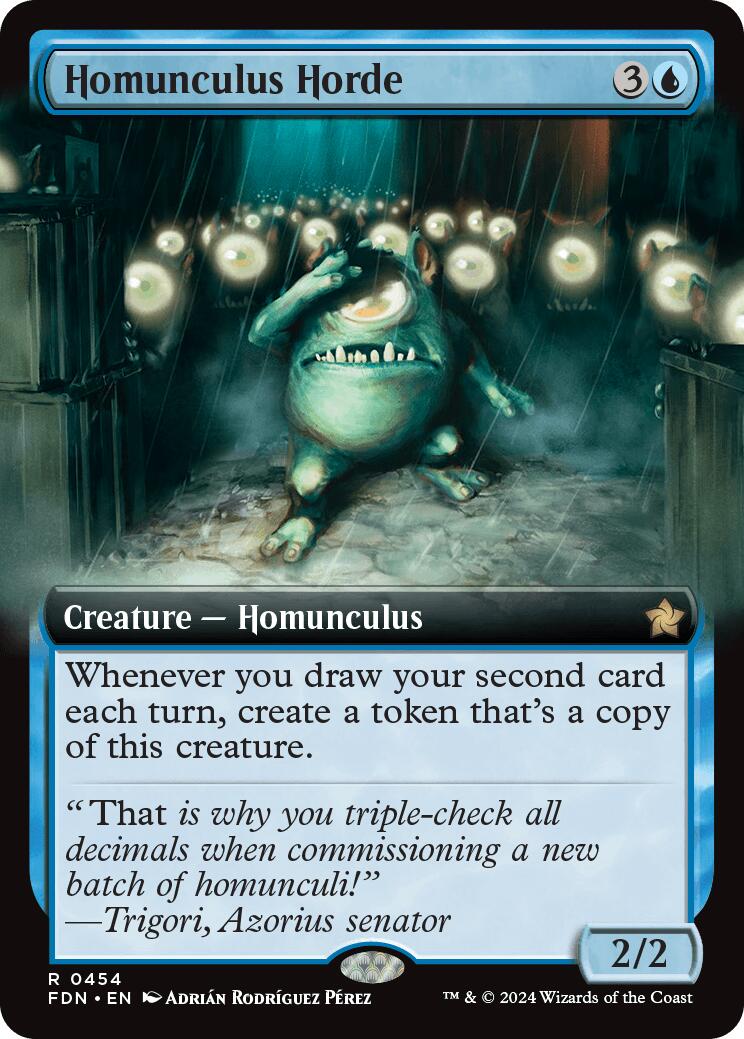 Homunculus Horde Extended Art