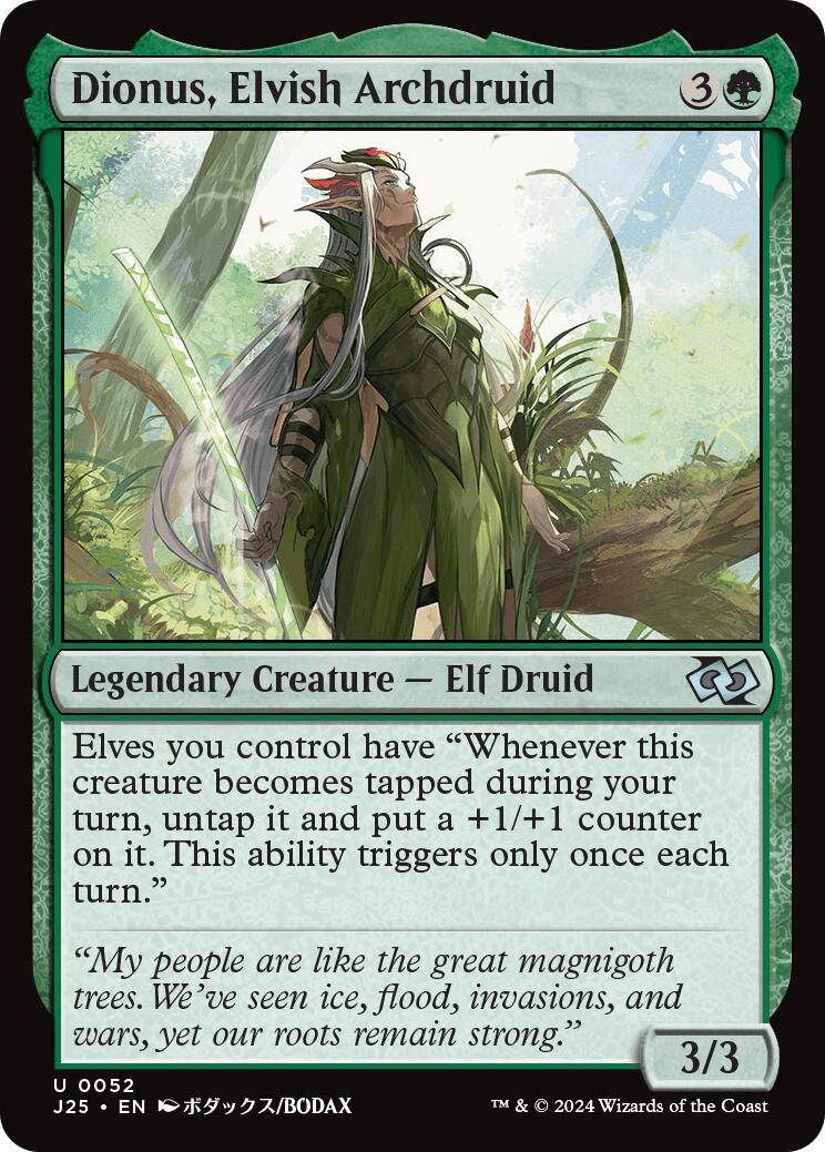 Dionus Elvish Archdruid Anime