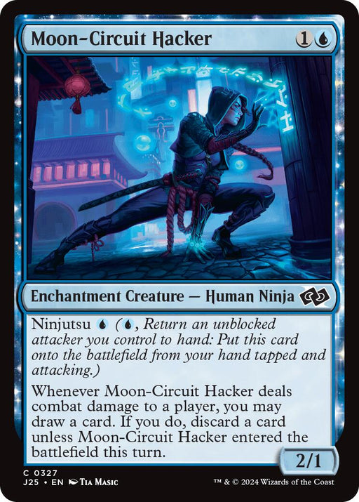 Moon-Circuit Hacker - Foundations Jumpstart #327 Magic: The Gathering card