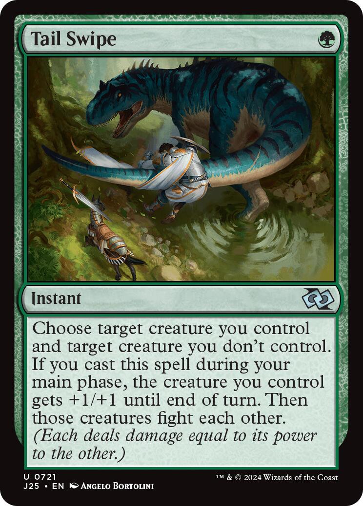 Tail Swipe - Foundations Jumpstart #721 Magic: The Gathering card