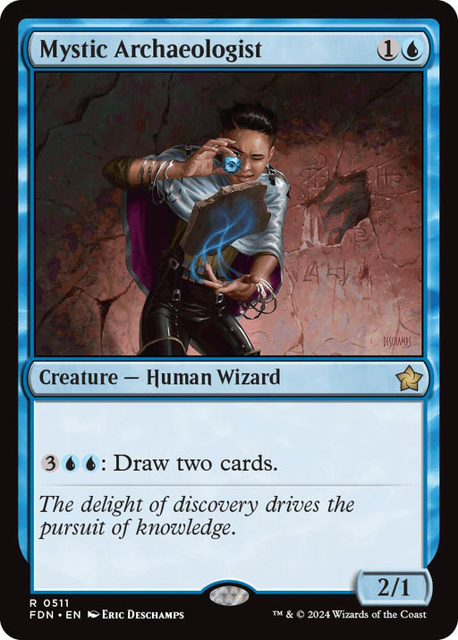 Mystic Archaeologist - Foundations #511 Magic: The Gathering card