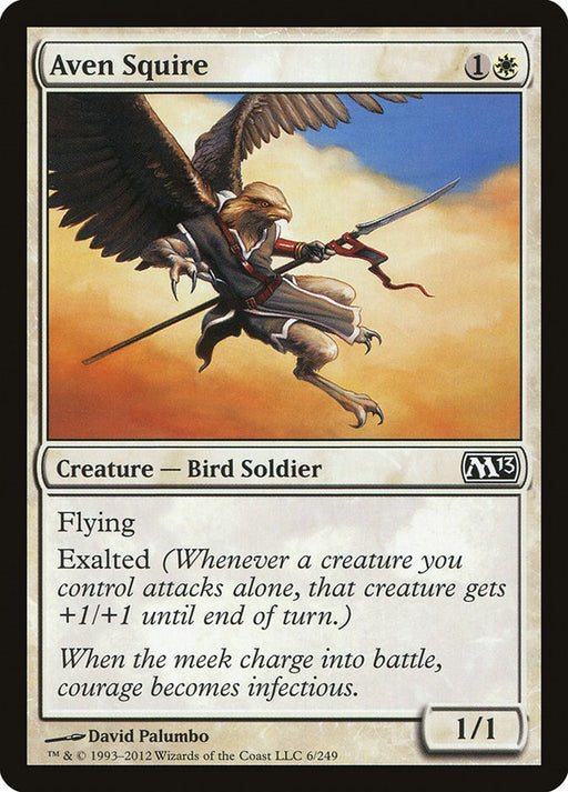 Aven Squire - Magic 2013 (M13) #6 Magic: The Gathering card