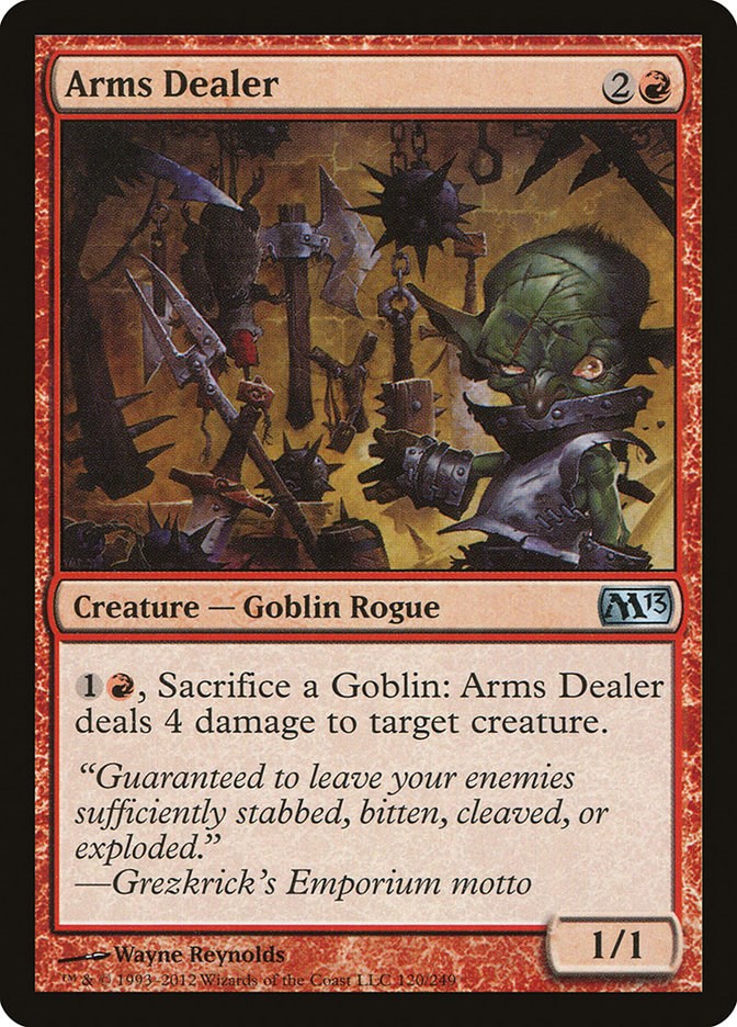 Arms Dealer - Magic 2013 (M13) #120 Magic: The Gathering card