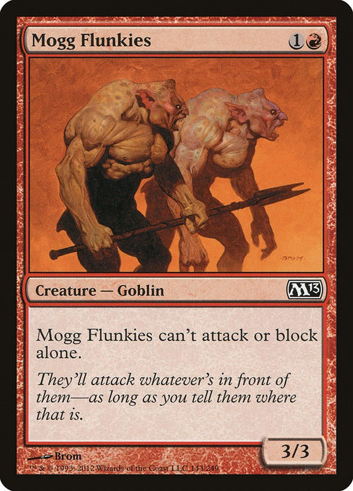 Mogg Flunkies - Magic 2013 (M13) #143 Magic: The Gathering card