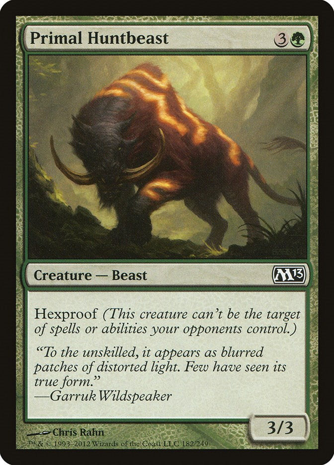 Primal Huntbeast - Magic 2013 (M13) #182 Magic: The Gathering card