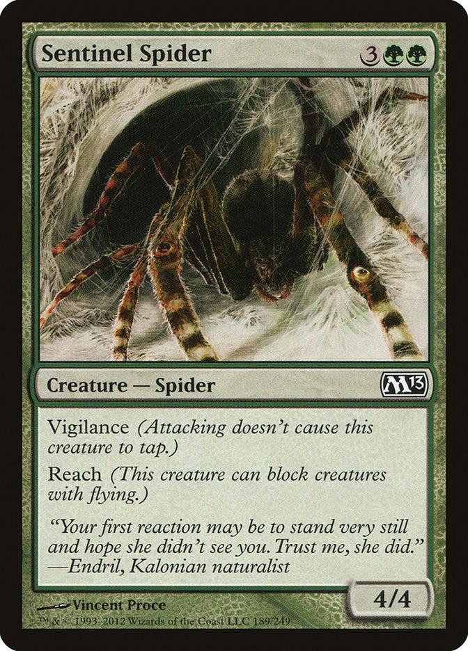Sentinel Spider - Magic 2013 (M13) #189 Magic: The Gathering card