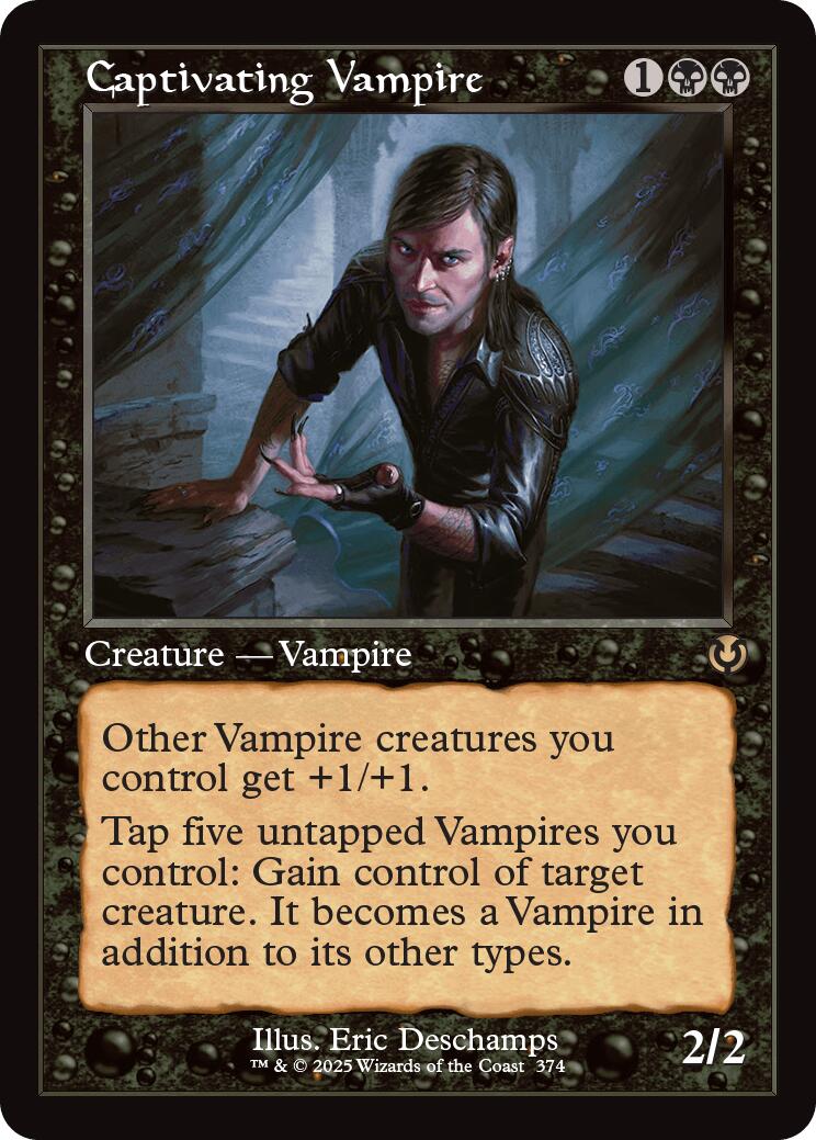 Captivating Vampire Retro Frame