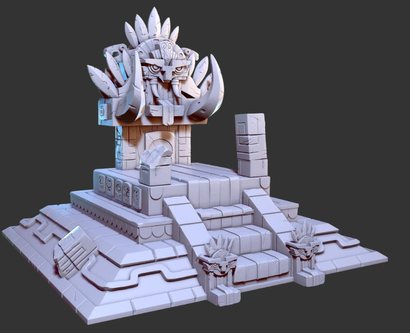 Temple Terrain and Props – Masks of Kiimil Jungle Temple Set