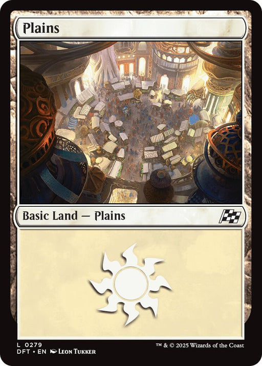 Plains (0279) - Aetherdrift #279 Magic: The Gathering card