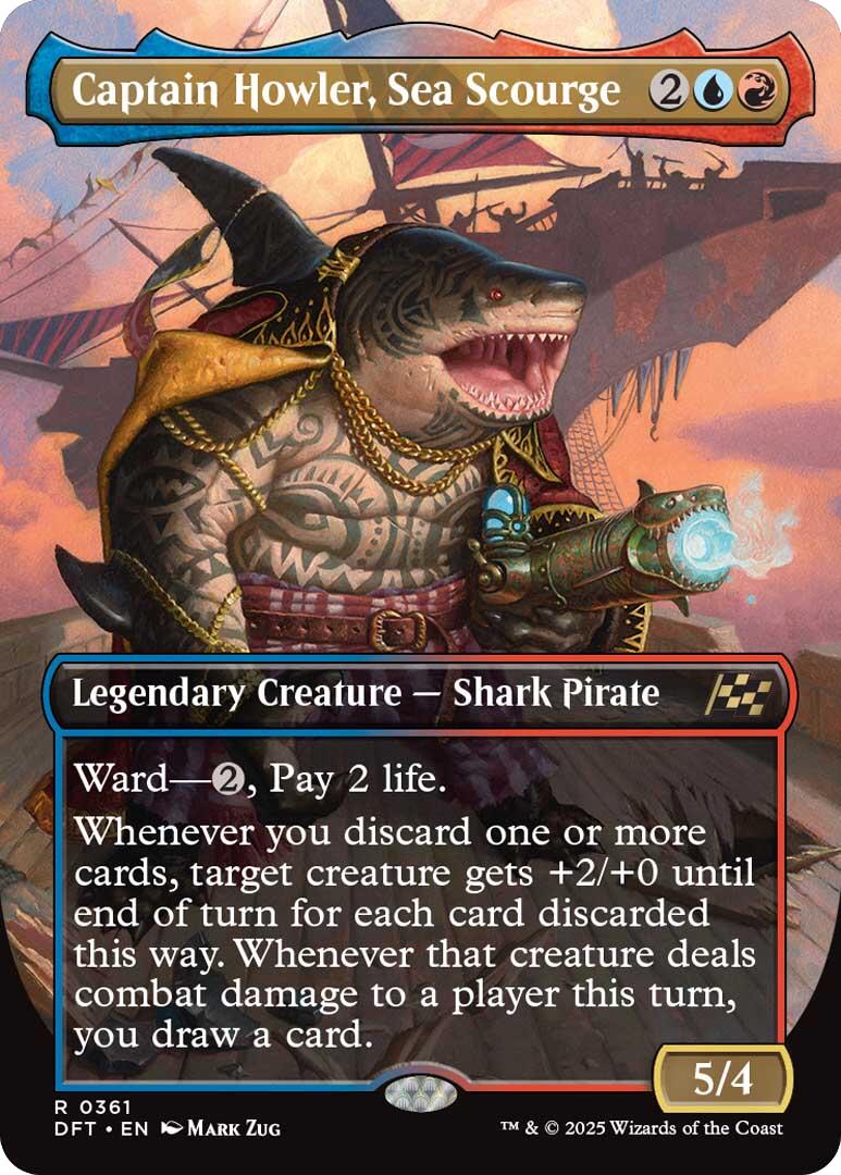 Captain Howler Sea Scourge Borderless