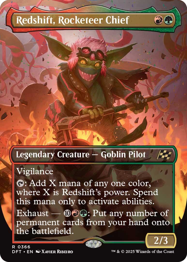 Redshift Rocketeer Chief Borderless