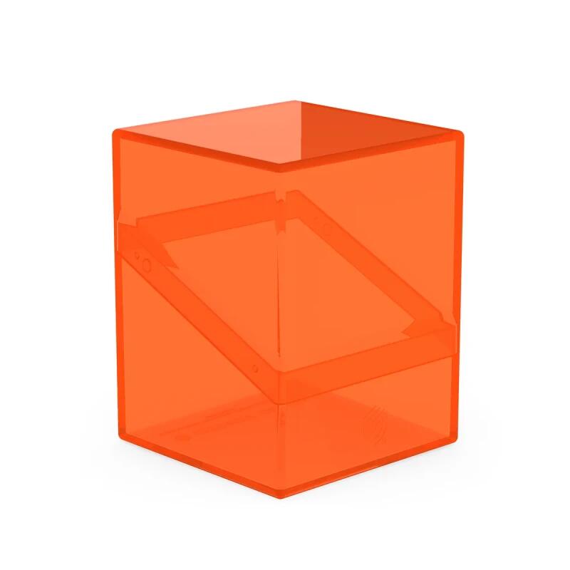 Boulder Deck Case - Clear - Poppy Topaz (Holds 100+)