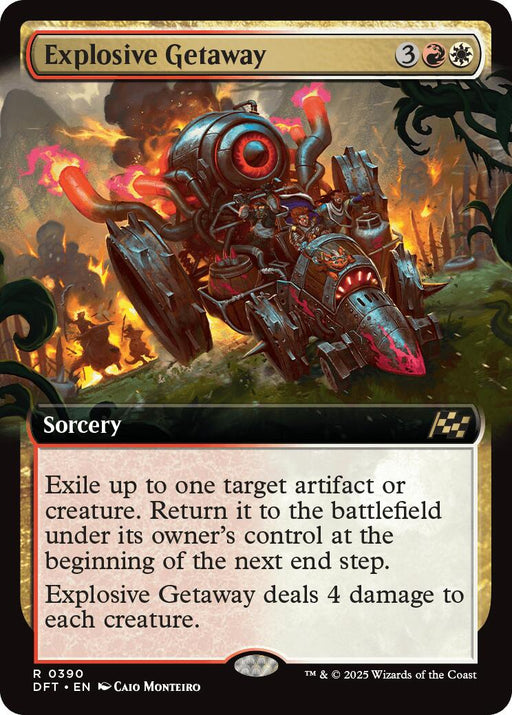 Explosive Getaway Extended Art
