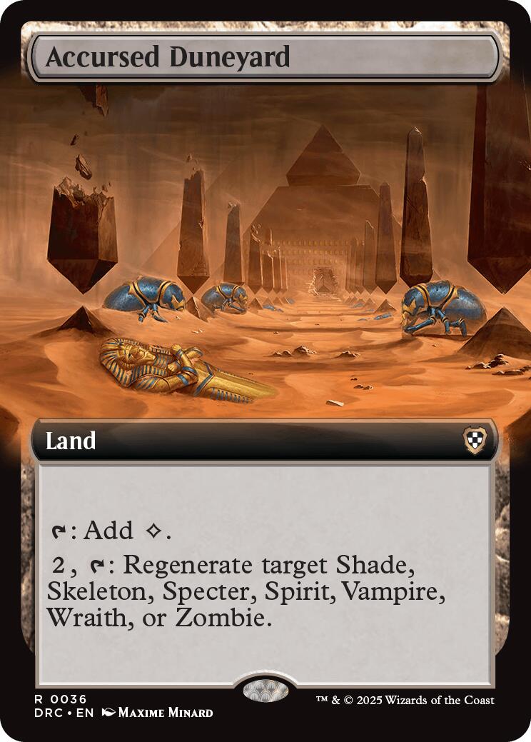Accursed Duneyard Extended Art