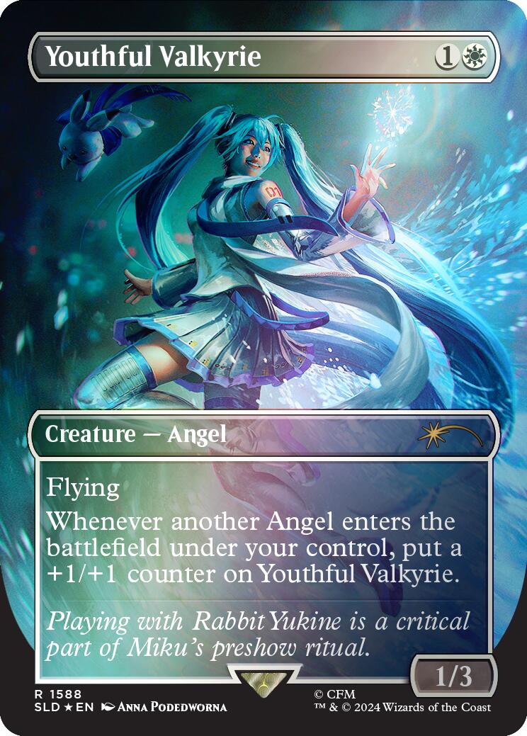 Youthful Valkyrie Rainbow Foil